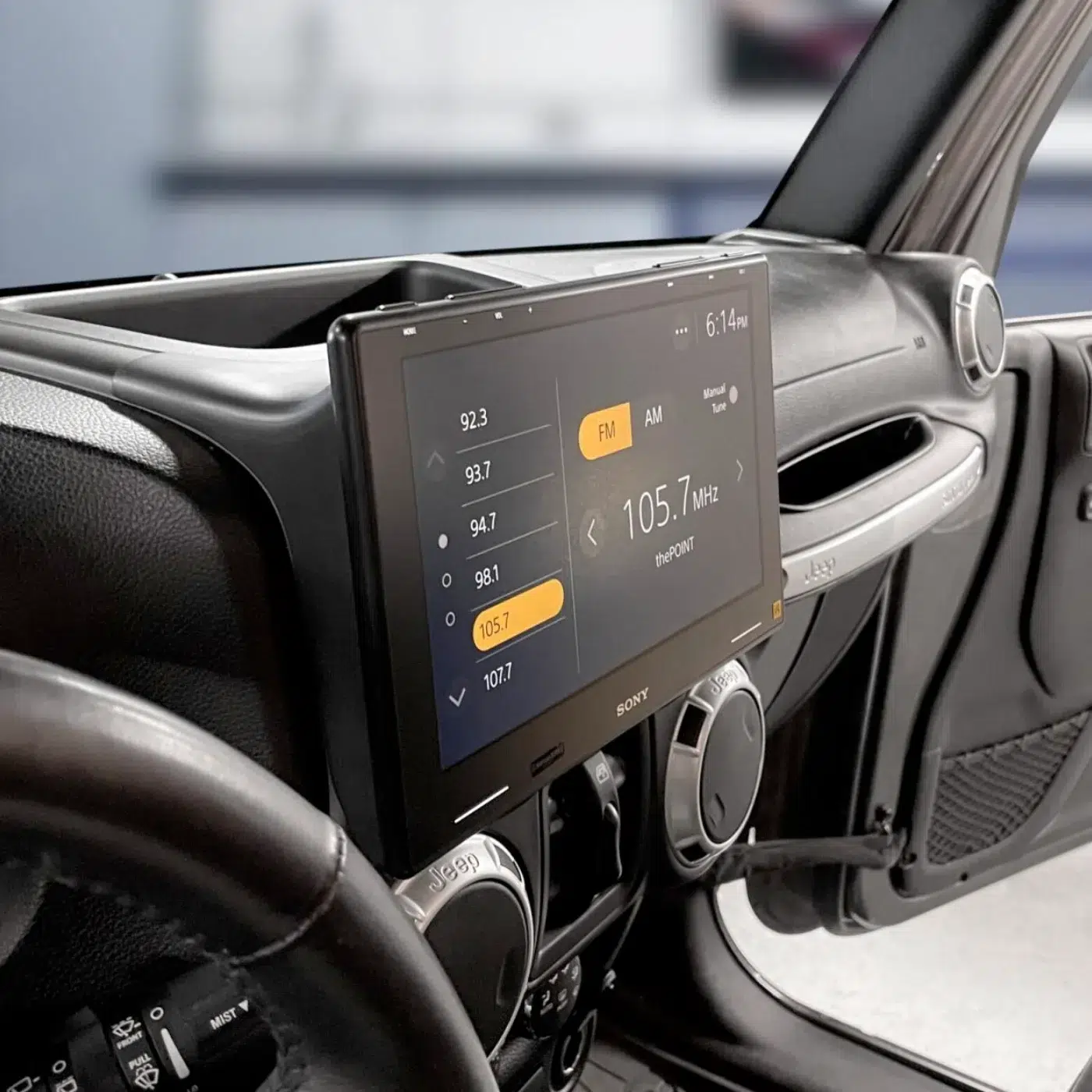 2011–2018 Jeep Wrangler JK + Sony XAV-9500ES 10.1" Plug-and-Play Radio Upgrade Kit – Prolific Audio - Image 4