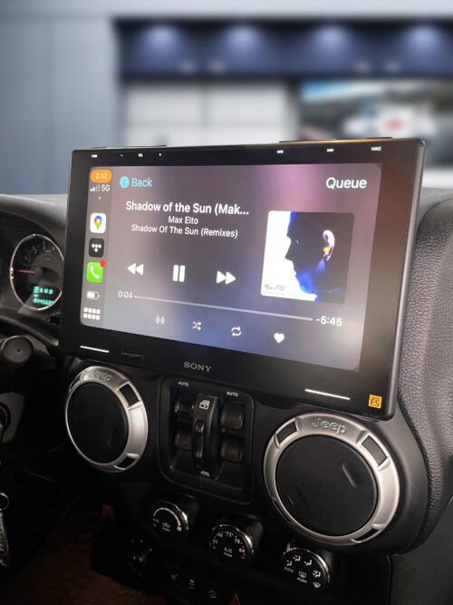 Jeep JK Custom Dash kit for xav9500es Sony radio. , Sony XAV9500ES