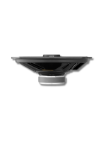 Side view of a Sony speaker component with a black and silver design.