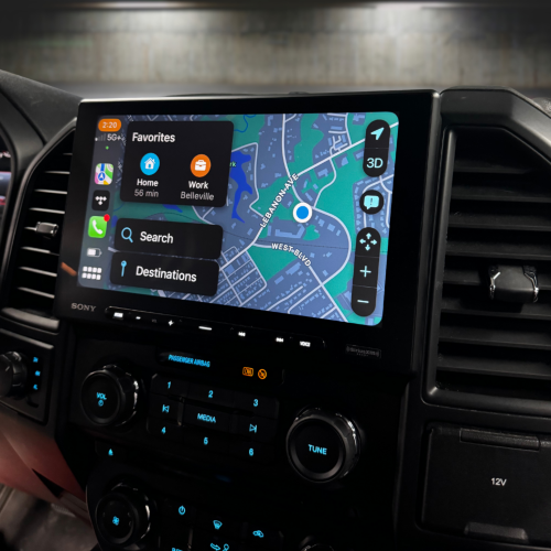 ford f series sony xav-ax8500 plug and play radio kit